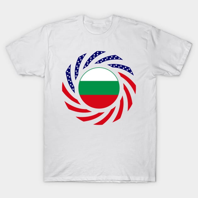 Bulgarian American Multinational Patriot Flag Series T-Shirt by Village Values